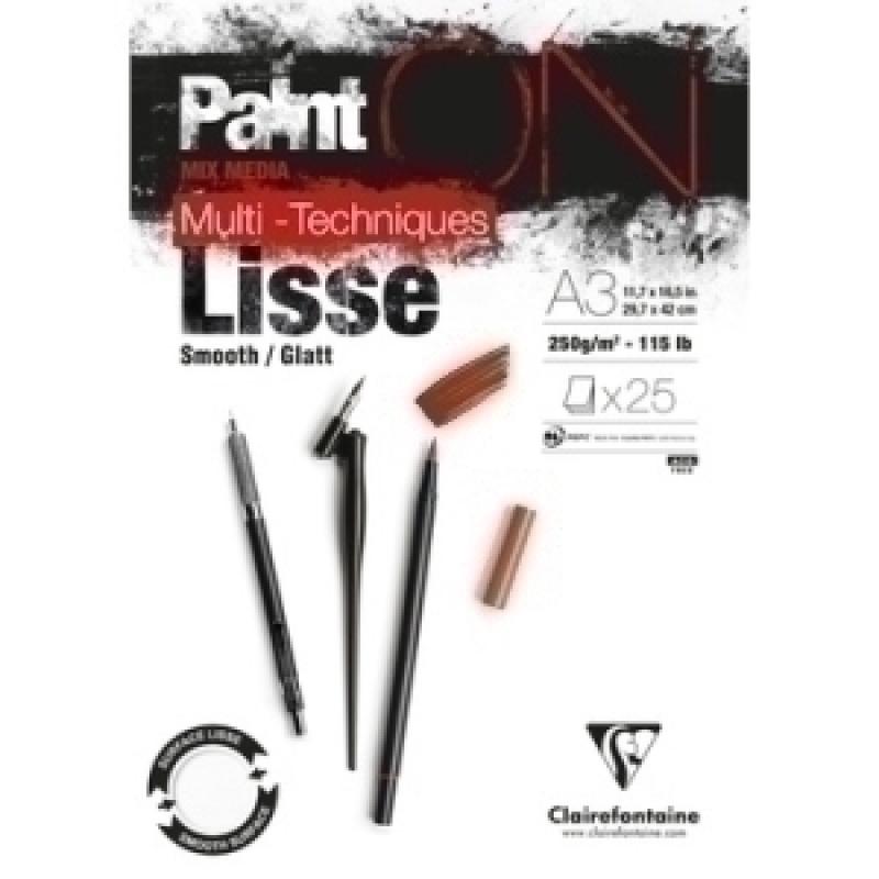 bloc-de-dibujo-clairefontaine-paint-on-multitecnicas-encolado-blanco-a3-250g-25h