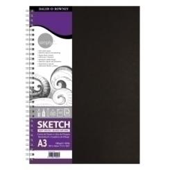 Bloc De Dibujo Daler Rowney Con Espiral Liso A3 100G 54H