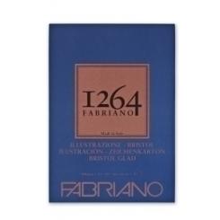 Bloc De Dibujo Fabriano 1264 Bristol Ilustracion Encolado Liso A3 200G 50H