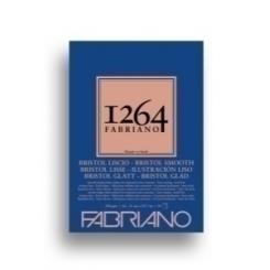 Bloc De Dibujo Fabriano 1264 Bristol Ilustracion Encolado Liso A4 200G 50H