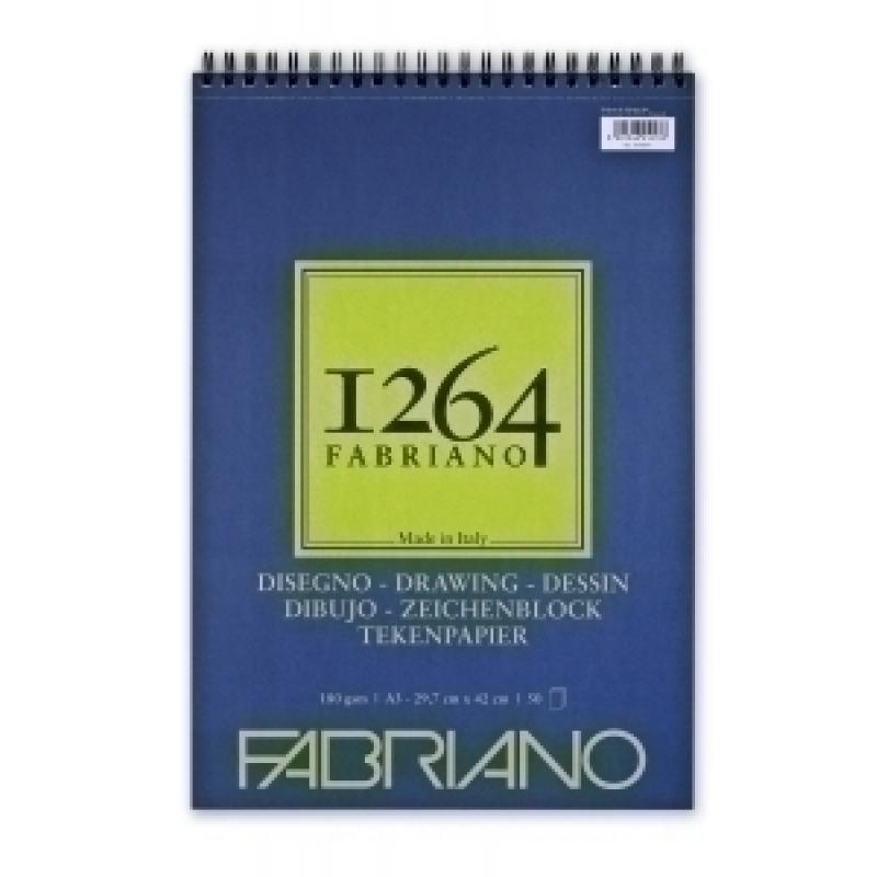 bloc-de-dibujo-fabriano-1264-drawing-con-espiral-grano-natural-a3-180g-50h