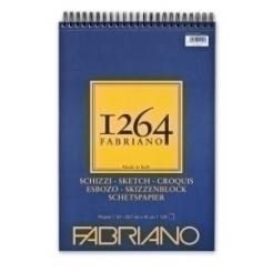 Bloc De Dibujo Fabriano 1264 Esbozo Con Espiral Grano Natural A3 90G 120H
