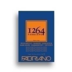 Bloc De Dibujo Fabriano 1264 Marker Encolado Liso A4 70G 100H