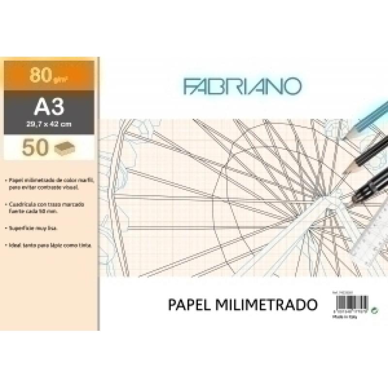 bloc-de-dibujo-fabriano-milimetrado-encolado-a3-80g-50h