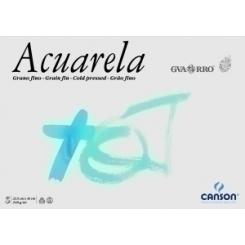 Bloc De Dibujo Guarro-Canson Acuarela Encolado Grano Fino 325 X 460 Mm 240G 20H