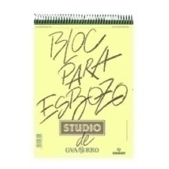 Bloc De Dibujo Guarro-Canson Esbozo Studio Con Espiral Tecnicas Secas A6 90G 50H