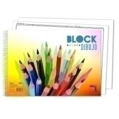 Bloc De Dibujo Pacsa Colours Con Espiral Liso 230X330 Mm 130G 20H