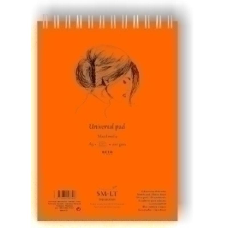 bloc-de-dibujo-smiltainis-universal-con-espiral-tecnicas-mixtas-a5-200g-40h