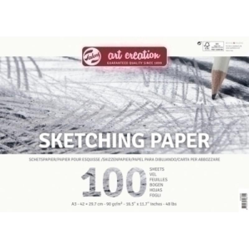 bloc-de-dibujo-talens-art-creation-esbozo-espiral-90g-a3-100h