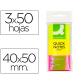 bloc-de-notas-adhesivas-quita-y-pon-q-connect-38x51-mm-neon-pack-de-3-unidades-con-50-hojas-por-color-kf01224
