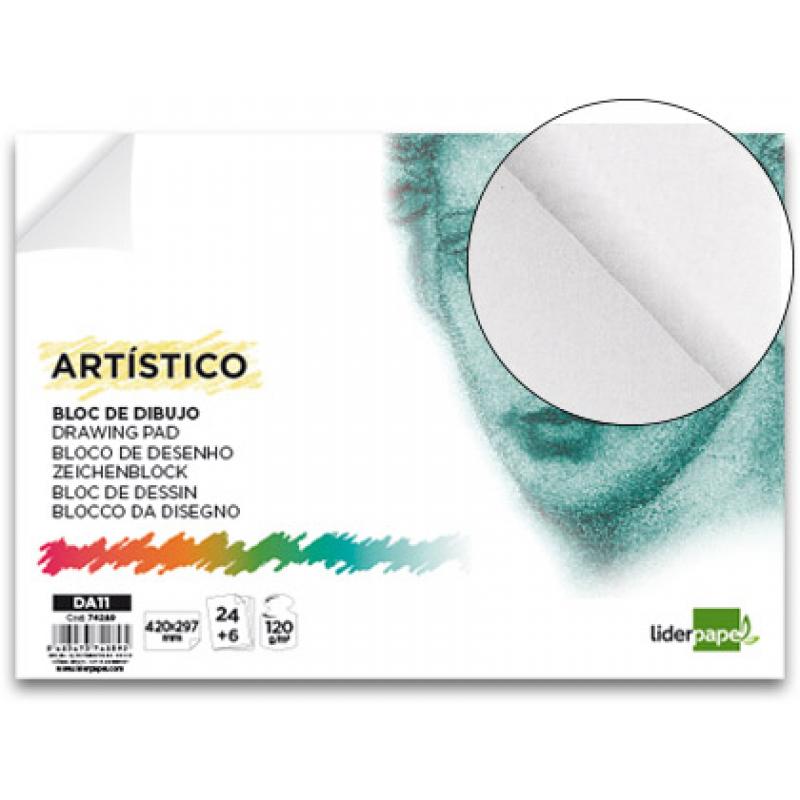 bloc-dibujo-liderpapel-artistico-encolado-297x420-mm-30-hojas-120gr-m2-sin-recuadro