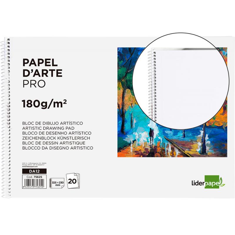 bloc-dibujo-liderpapel-artistico-espiral-230x325mm-20-hojas-180-gr-m2-sin-recuadroperforado
