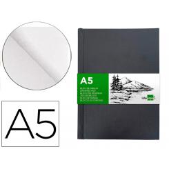 Bloc dibujo LIDERPAPEL esbozos encuadernado DIN A5 210x148 mm 100 hojas 100 gr/m2