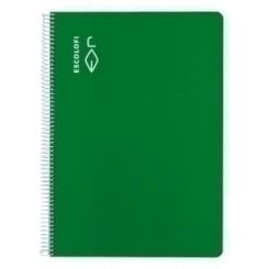 Bloc Escolofi Tapa Dura 4º 50H Milimetrado 4X4X16 70G Verde