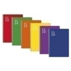 Bloc Escolofi Tapa Dura A4 80H Milimetrado 3X3X16 70G Azul