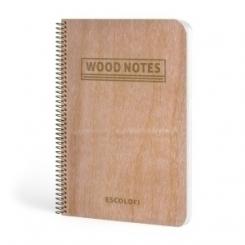 Bloc Escolofi Tapa Dura Escolofi 130X210 70H Liso 90G Wood Notes