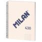 bloc-milan-430-serie-1918-tapa-extra-a4-80h-cuadric5x5-95g-beige