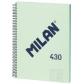 bloc-milan-430-serie-1918-tapa-extra-a4-80h-cuadric5x5-95g-verde