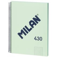 Bloc Milan 430 Serie 1918 Tapa Extra A4 80H Cuadric.5X5 95G Verde