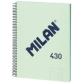 bloc-milan-430-serie-1918-tapa-extra-a4-80h-horizontal-95g-verde
