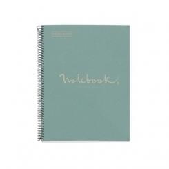 Bloc Miquelrius Emotions Notebook 1 Micro.Tapa Dura A4 80H 90G Cuadric.5X5 Ecoazul