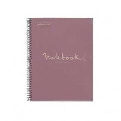 Bloc Miquelrius Emotions Notebook 1 Micro.Tapa Dura A4 80H 90G Cuadric.5X5 Ecolavanda
