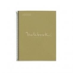 Bloc Miquelrius Emotions Notebook 1 Micro.Tapa Dura A4 80H 90G Cuadric.5X5 Ecolaverde
