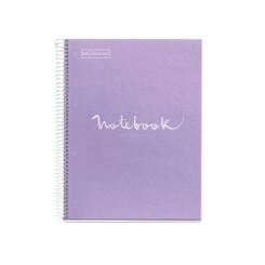 Bloc Miquelrius Emotions Notebook 1 Micro.Tapa Dura A4 80H 90G Cuadric.5X5 Lavanda
