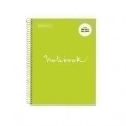 Bloc Miquelrius Emotions Notebook 1 Micro.Tapa Dura A4 80H 90G Cuadric.5X5 Lima