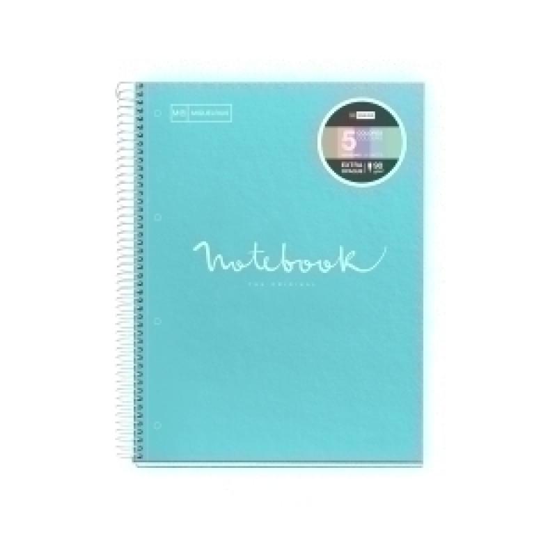 bloc-miquelrius-emotions-notebook-5-microtapa-dura-a4-120h-90g-horizontal-7mm-azul-cielo