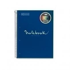 Bloc Miquelrius Emotions Notebook 5 Micro.Tapa Dura A4 120H 90G Horizontal 7Mm Marino