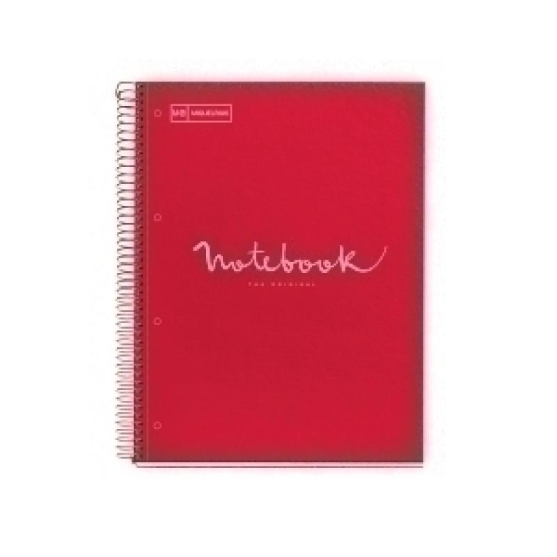bloc-miquelrius-emotions-notebook-5-microtapa-dura-a5-120h-90g-horiz7mm-rojo