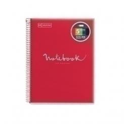Bloc Miquelrius Emotions Notebook 5 Micro.Tapa Pp A4 120H 90G Horizontal Rojo
