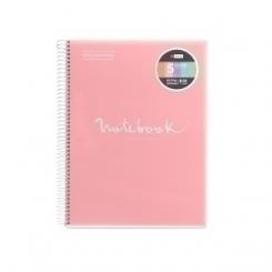 Bloc Miquelrius Emotions Notebook 5 Micro.Tapa Pp A4 120H 90G Horizontal Rosa
