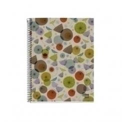 Bloc Miquelrius Notebook 4 Micro.Tapa Carton A4 120H Cuadric.5X5 Ecobirds Reciclado