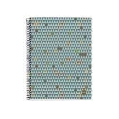 Bloc Miquelrius Notebook 4 Micro.Tapa Carton A4 120H Cuadric.5X5 Ecotriangles Reciclado