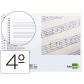 bloc-musica-liderpapel-pentagrama-4mm-cuarto-20-hojas-100gr-m2