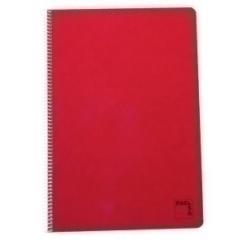 Bloc Pacsa Institut Tapa Dura Fº 100H Horizontal 60G. Rojo