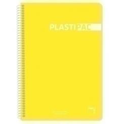 Bloc Pacsa Plastipac Tapa Pp Fº 80H Cuadric.4X4 90G Amarillo