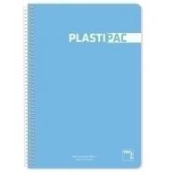 Bloc Pacsa Plastipac Tapa Pp Fº 80H Cuadric.4X4 90G Azul Oscuro