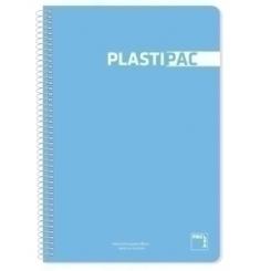 Bloc Pacsa Plastipac Tapa Pp Fº 80H Cuadric.4X4 90G Azul Oscuro