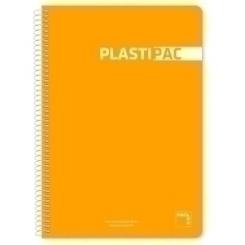 Bloc Pacsa Plastipac Tapa Pp Fº 80H Cuadric.4X4 90G Naranja