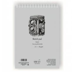 Bloc Para Bocetos Smiltainis Con Espiral Din A5 30 Hojas Bristol 185 Gr.