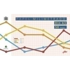Block De Dibujo Olef Milimetrado 80G A3 50H