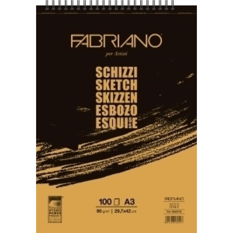 block-dibujo-fabriano-esbozo-a3-100h