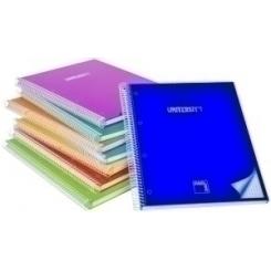 Block Pacsa University Micro.Tapa Extra A4 80H Cuadric.5X5 90G Surtido (8 Col.)
