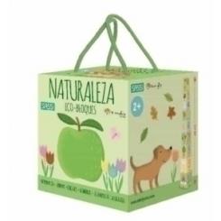 Bloques Y Libro Sassi Manolito Books La Naturalesa - Catalan 10 Piezas (+2 Años)