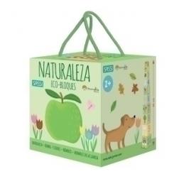 Bloques Y Libro Sassi Manolito Books Natura - Euskera 10 Piezas (+2 Años)