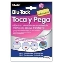 Blu-Tack Adhesivo Blu-Tack Toca Y Pega 4 Hojas