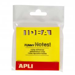 B.Notes APLI Adhesivas 75X75 Idea Col. Brillante